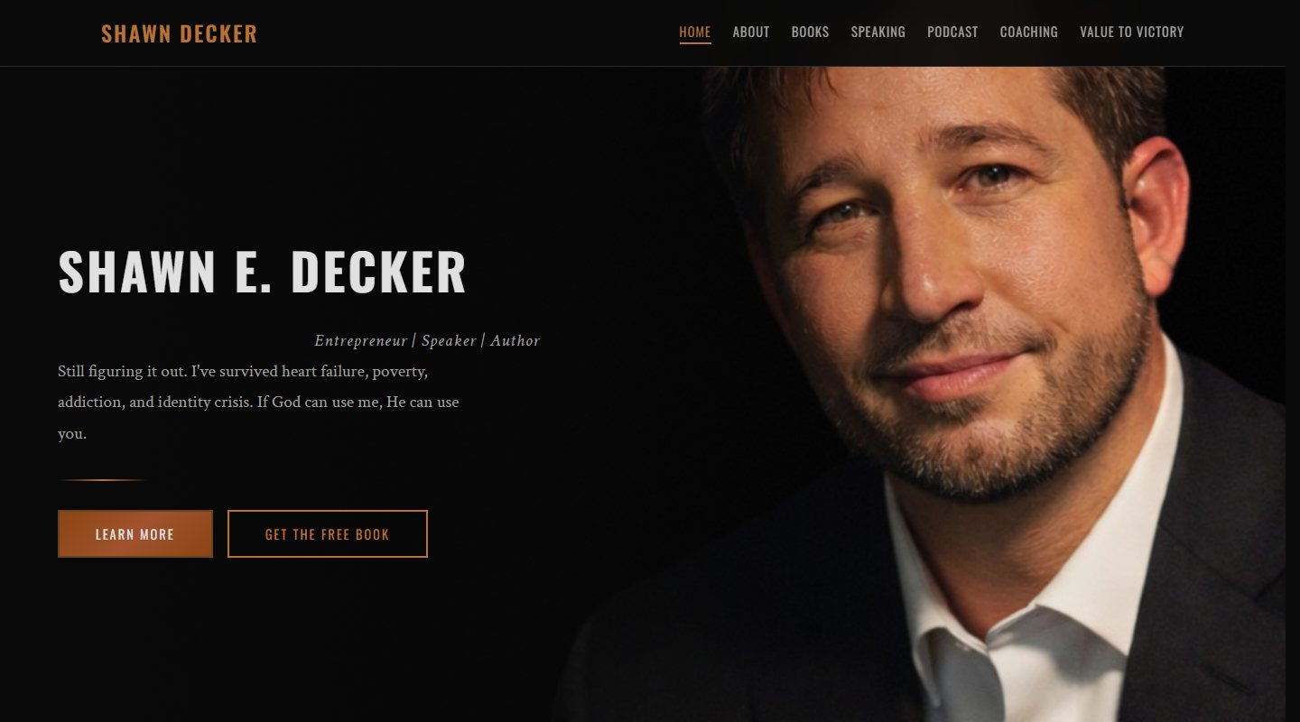 Author + coaching site